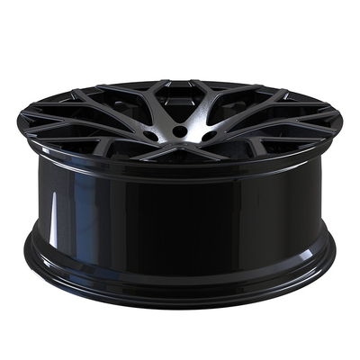 چرخ های مون بلوک ساخته شده سفارشی 6-120 21x9.0 صورت مسواک زده سیاه برای کادیلاک SRX GMT166