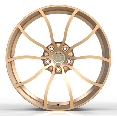 چرخ های ساخته شده از آلومینیوم آلیاژ مخصوص شامپاین طلا برای BMW 520d F10